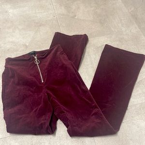 forever 21 velvet pants